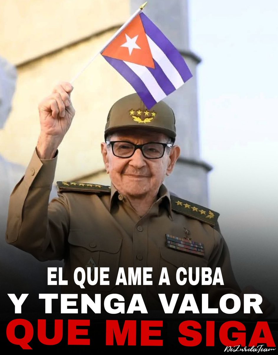 Vamos A Retwitearlo 
#RaúlEsRaúl ✌️🇨🇺