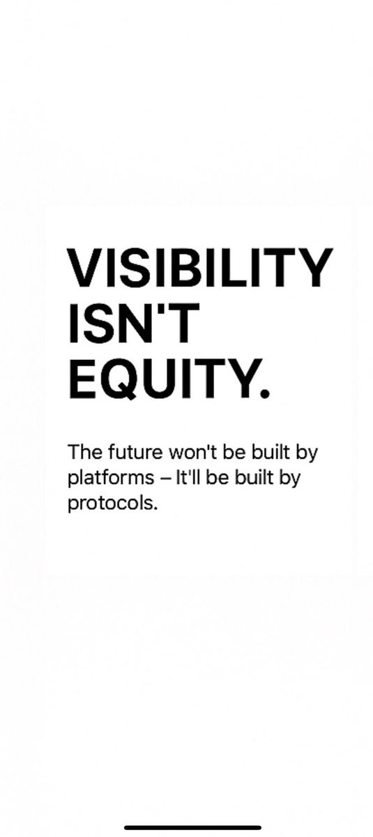 ChrystianWoods's tweet image. If this sparked something 

🧵 Read the latest essay

💌 Subscribe at substack.com/@chrystianwood…

🤝 Let’s co-author the next internet layer

#Web3 #OwnershipEconomy #NarrativeProtocol #BlackTech #CultureOS #ForTheDreamers