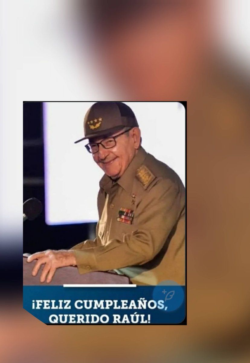 #CubaPor siempre Con admiración y respeto , muchas felicidades en su día #Raúl #EducaciónGuanabacoa <a href="/CubaMined/">MINED</a> <a href="/YanetHzP25/">Yanet Hernández</a> #MiMovilEsMiFusil #JuntosXCuba #SomosContinuidad <a href="/DirectGenEdGua/">Directora GEG</a> <a href="/IzquierdoAlons1/">Livan Izquierdo Alonso</a> #LaHabanaDeTodos #EstaEsLaRevolución