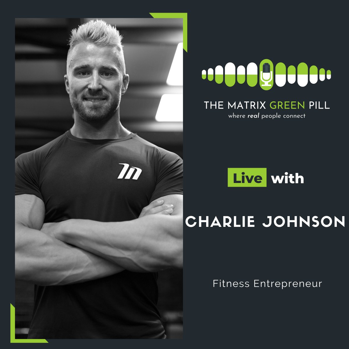 Tune in to our latest podcast NOW in conversation with  Charlie Johnson and Hilmarie Hutchison, where we tackle conversations around overcoming adversity, building a successful fitness empire.

Listen in through the link below !

thematrixgreenpill.com/the-matrix-gre…