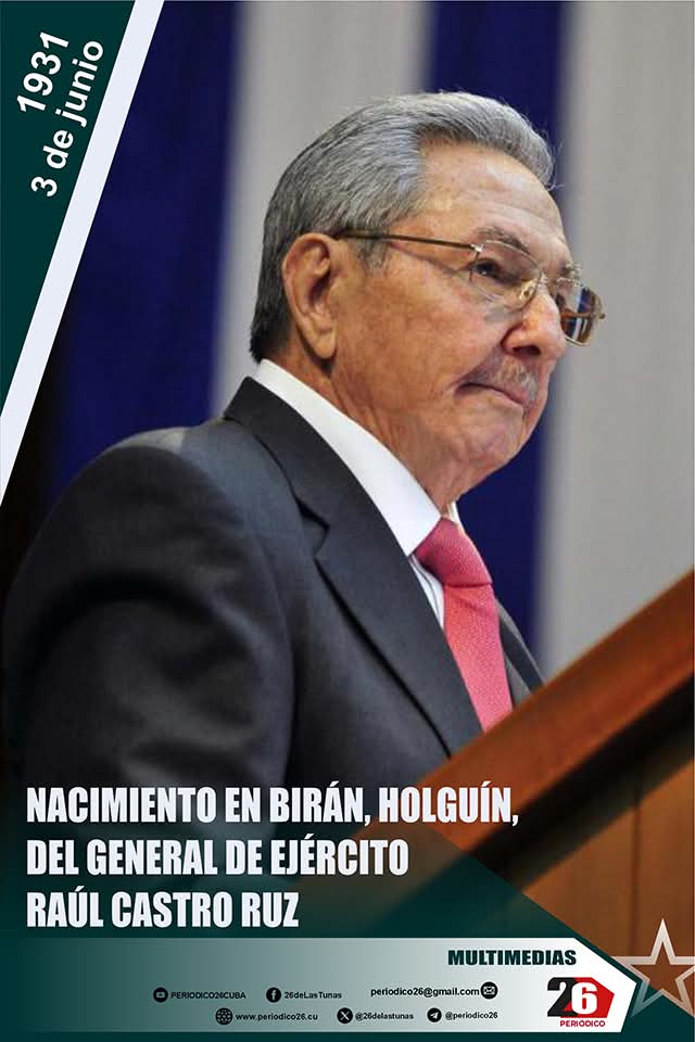 ¡Gracias por su entrega incondicional  a la Revolución y por continuar con el pie en el estribo en defensa del pueblo!
Felicidades General de Ejército #RaúlCastro en su 94 cumpleaños!