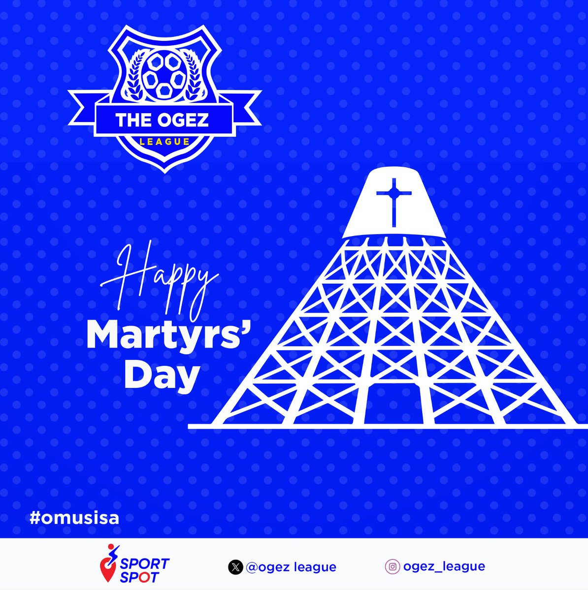 We join the rest of the country in celebrating the strong men who refused to denounce their religion and were killed on orders of Kabaka Mwanga
Happy martyrs day 
#OgezLeagueSn1 
#Omusisa