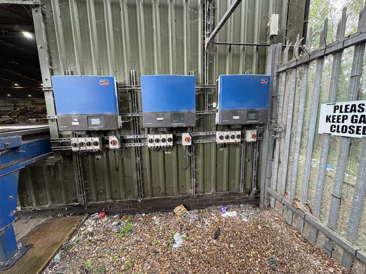 On to the next job. 
Some routine maintenance on a solar PV system near Norwich.  Clean up and test the vitals . Is your solar PV working ?  #Maintenance #asset #solarPV #invertor #solarpanels #norfolk