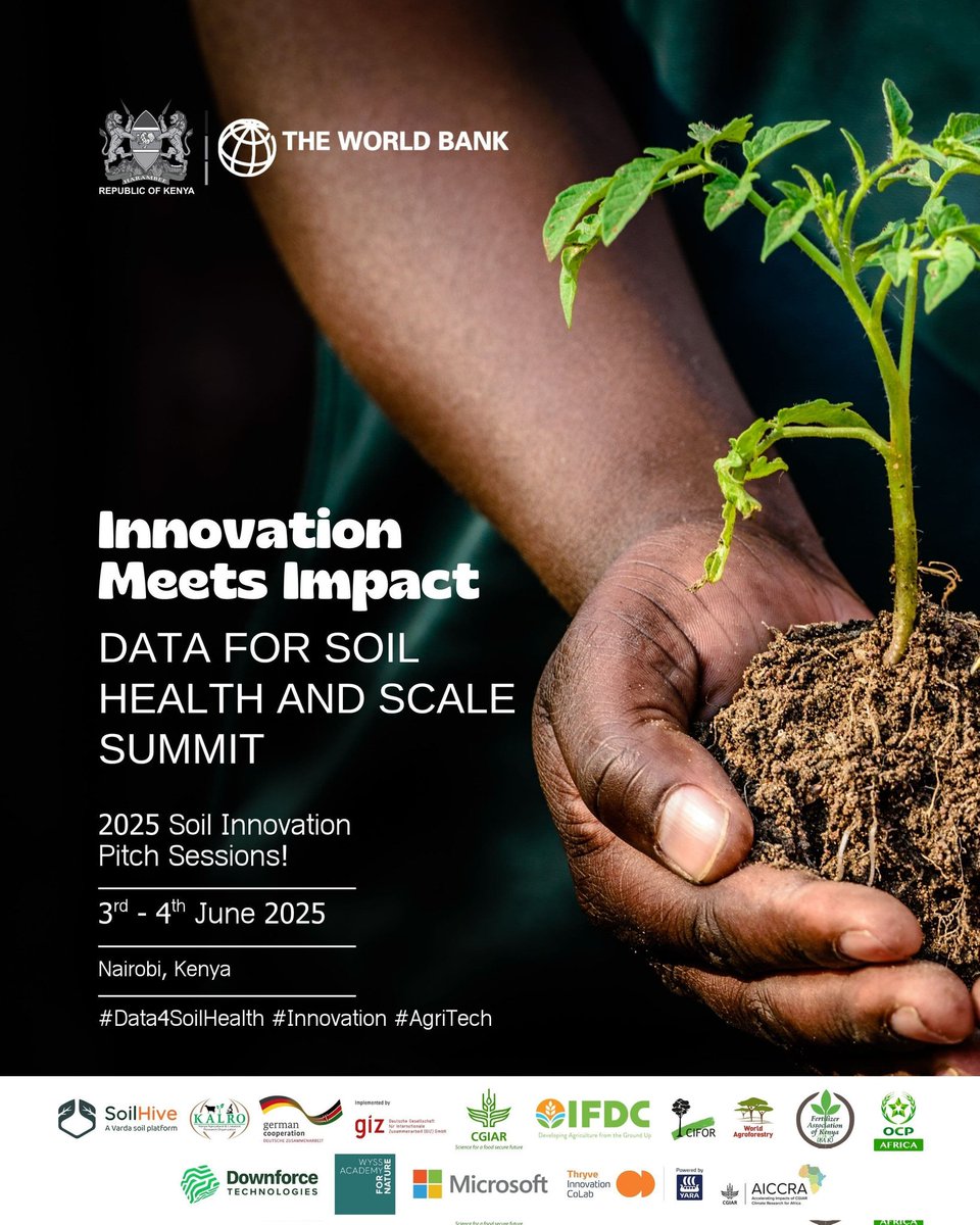 The Soil Health Challenges 2025 go beyond theory. They seek implementation-ready innovations that can be piloted and scaled quickly and effectively.#Data4SoilHealth