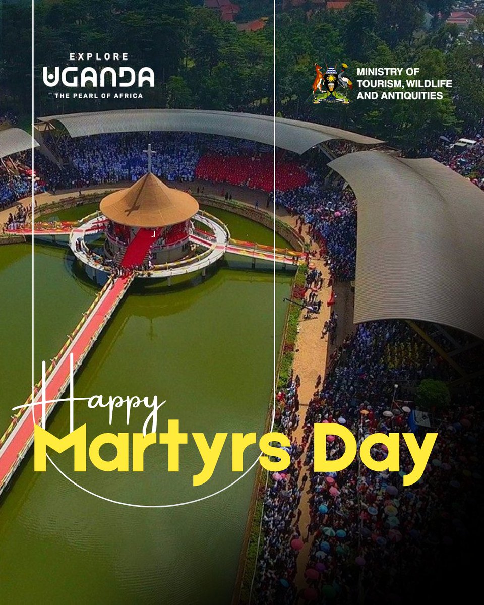 Happy Uganda Martyrs day!!!!
Faith &amp; courage they had 🙏 lead to the recognition of this day.
#ExploreUganda #martyrsday2025
