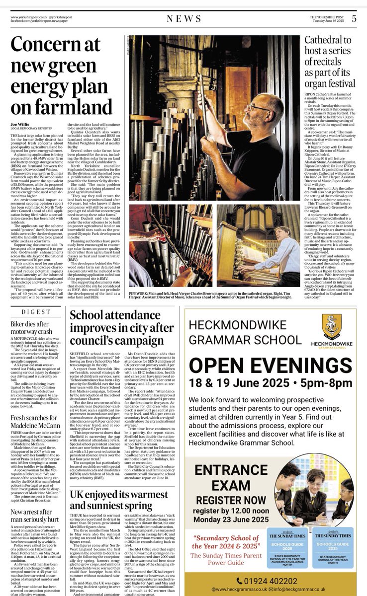 James Hardisty (@snapperjim) on Twitter photo Great coverage in today’s #YorkshirePost ahead of #Ripon #Cathedral #Summer #organ #festival #music which begins tonight A #Colour #Symphony by Arthur Bliss <a href="/riponcathedral/">Ripon Cathedral</a> <a href="/RiponDean/">John Dobson</a> <a href="/SWNS/">SWNS.com</a> <a href="/yorkshirepost/">The Yorkshire Post</a> <a href="/JayMitchinson/">James Mitchinson</a> <a href="/MarisaCashill/">Marisa Cashill</a> #Yorkshire #photography #picoftheday Great coverage in today’s #YorkshirePost ahead of #Ripon #Cathedral #Summer #organ #festival #music which begins tonight A #Colour #Symphony by Arthur Bliss <a href="/riponcathedral/">Ripon Cathedral</a> <a href="/RiponDean/">John Dobson</a> <a href="/SWNS/">SWNS.com</a> <a href="/yorkshirepost/">The Yorkshire Post</a> <a href="/JayMitchinson/">James Mitchinson</a> <a href="/MarisaCashill/">Marisa Cashill</a> #Yorkshire #photography #picoftheday