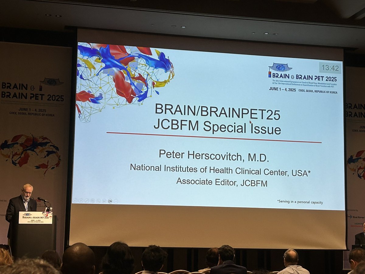 JCBFM (@_jcbfm) on Twitter photo 🧠✨ Peter Herscovitch unveils his vision as Guest Editor for the upcoming <a href="/BRAINPET25/">Brain and Brain PET 2025</a> JCBFM Special Issue, focused on cutting-edge neuroimaging research!
🔥 Want to contribute? Follow us for submission details and updates. #BrainPET #ISCBFM 🧠✨ Peter Herscovitch unveils his vision as Guest Editor for the upcoming <a href="/BRAINPET25/">Brain and Brain PET 2025</a> JCBFM Special Issue, focused on cutting-edge neuroimaging research!
🔥 Want to contribute? Follow us for submission details and updates. #BrainPET #ISCBFM