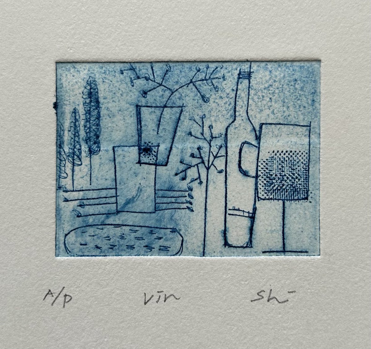 ShinobuARTPRINT's tweet photo. 蔵書票ミニ版画
▪︎2025.6.16-21
▪︎Atelier Olive銀座ひとつぼギャラリー
東京都中央区銀座奥野ビル207
vin ドライポイント紙版画
🇫🇷vin フランス語🇫🇷ワイン🍷
#exliblis #蔵書票 #ミニ版画 #drypoint #ドライポイント #wine #vin https://t.co/Fo5EtbYsQq