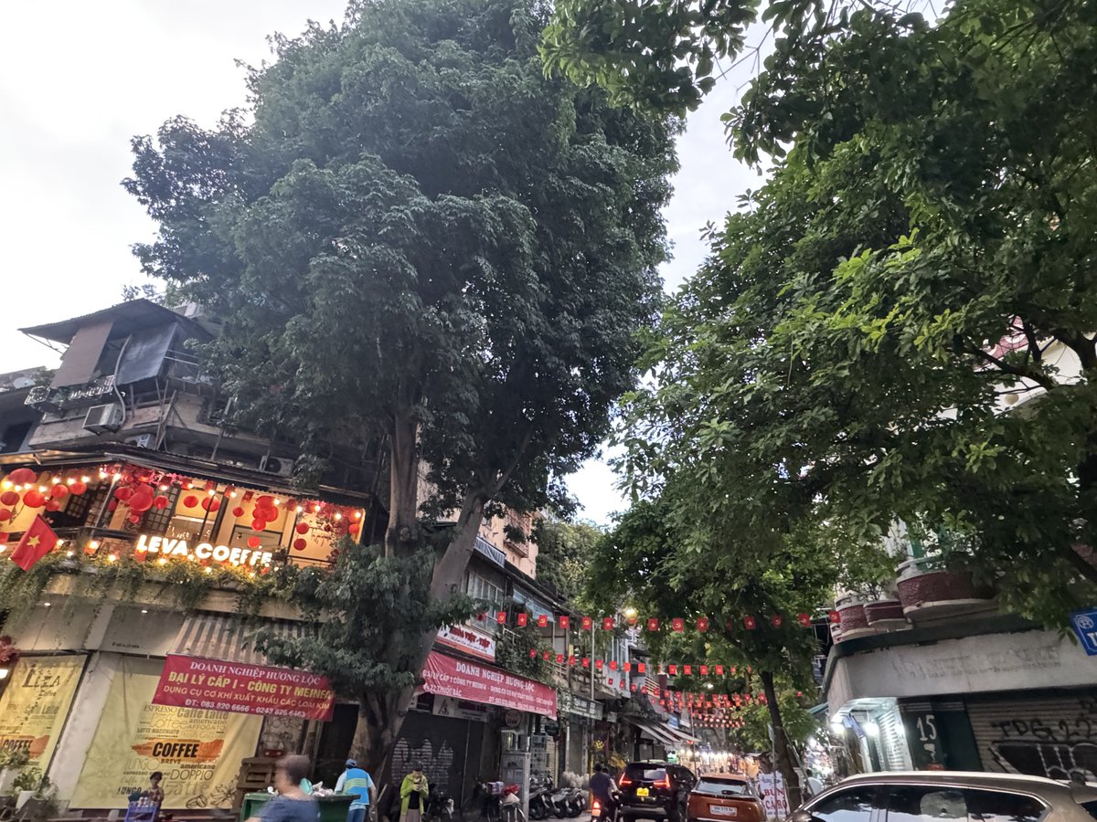 初めてのベトナム・ハノイへ。

昔ながらのアジアの雑多と喧騒が残るノスタルジックな街。

スタバやマックなど大資本チェーンに汚染されておらず、おしゃれなローカル店がたくさん。

街歩きが楽しいです🙂