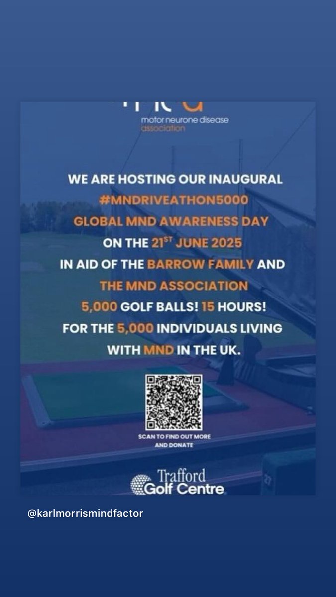 Karl Morris (@karl_morris) on Twitter photo Life is so v beautiful, yet can b cruel at the same time. Please take a moment to read Martyn and Anna’s story. It only takes a moment. If you can, please help. Thank you, Karl 🫶
justgiving.com/crowdfunding/m…. #mnd. #everylittlehelps
<a href="/mbarrow1/">Martyn Barrow</a> <a href="/mndassoc/">MND Association</a> Life is so v beautiful, yet can b cruel at the same time. Please take a moment to read Martyn and Anna’s story. It only takes a moment. If you can, please help. Thank you, Karl 🫶
justgiving.com/crowdfunding/m…. #mnd. #everylittlehelps
<a href="/mbarrow1/">Martyn Barrow</a> <a href="/mndassoc/">MND Association</a>
