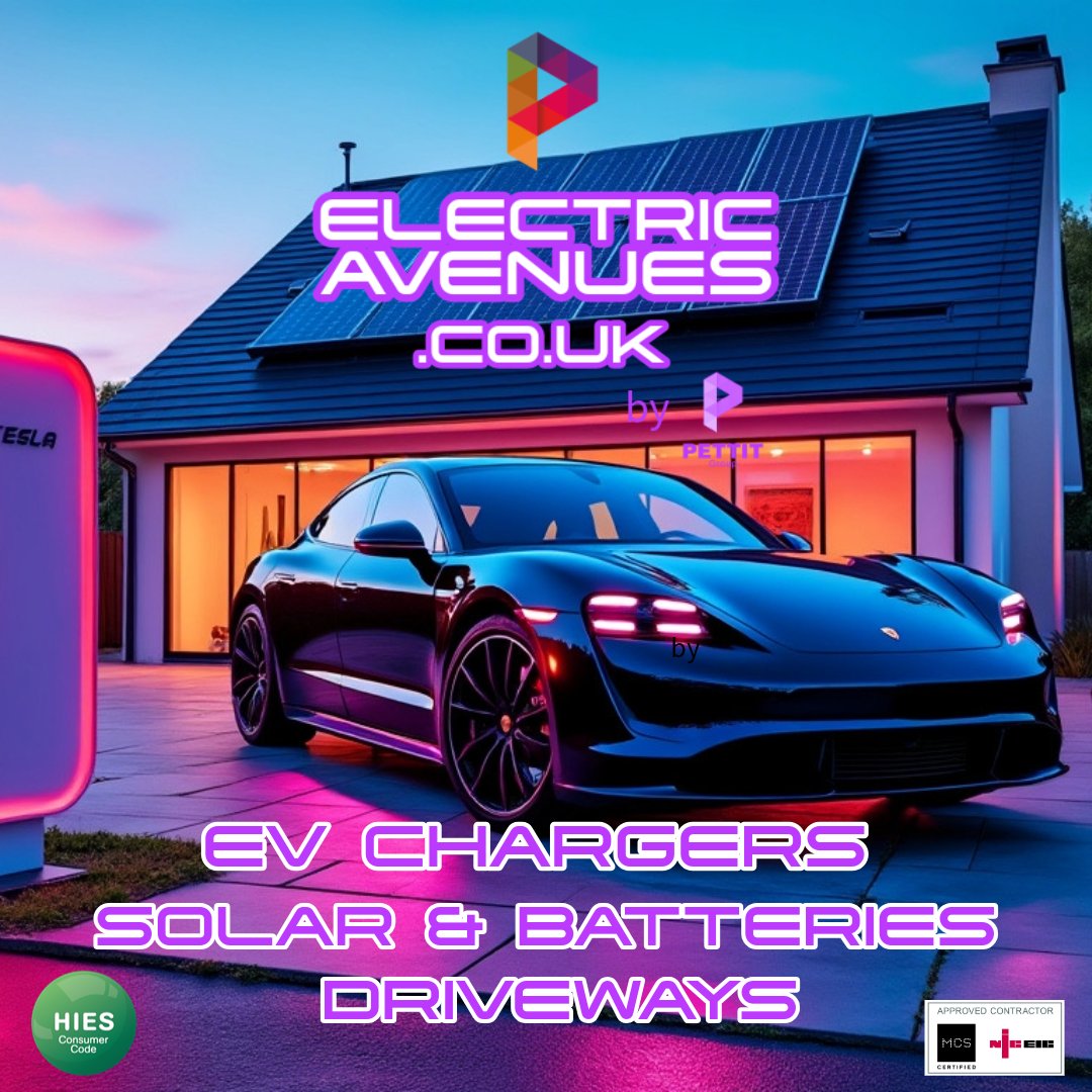 Solar...Batteries...EV Chargers...energise your EV from free with our Solar &amp; Battery packages!
One Call, One Contractor!
#Solar #BatteryStorage #EVChargers #Tesla #ElectricVehicles