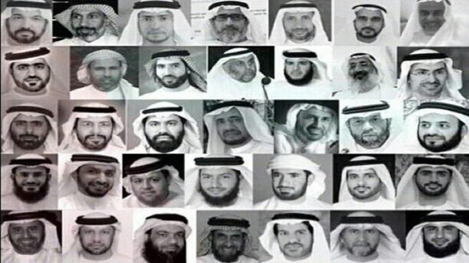 FreeHumanRts's tweet photo. The #UAE detains over 50 political prisoners beyond their sentences, violating international law. 
Many are held incommunicado, denied family contact, and subjected to torture. This is state-sanctioned abuse. #UAE #HumanRightsViolations 
https://t.co/xdSx66e8lZ https://t.co/lVH7lawzKg