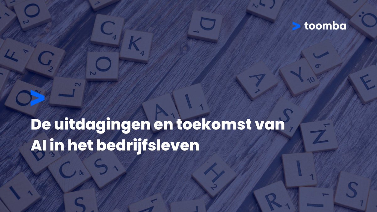 🔍 In dit artikel duiken we in hoe je AI slim en succesvol inzet in jouw organisatie, welke valkuilen je kunt tegenkomen én hoe je klaar bent voor de toekomst: toomba.com/nl/kunstmatige…

#kunstmatigeintelligentie #AI #digitaleinnovatie #innovatie