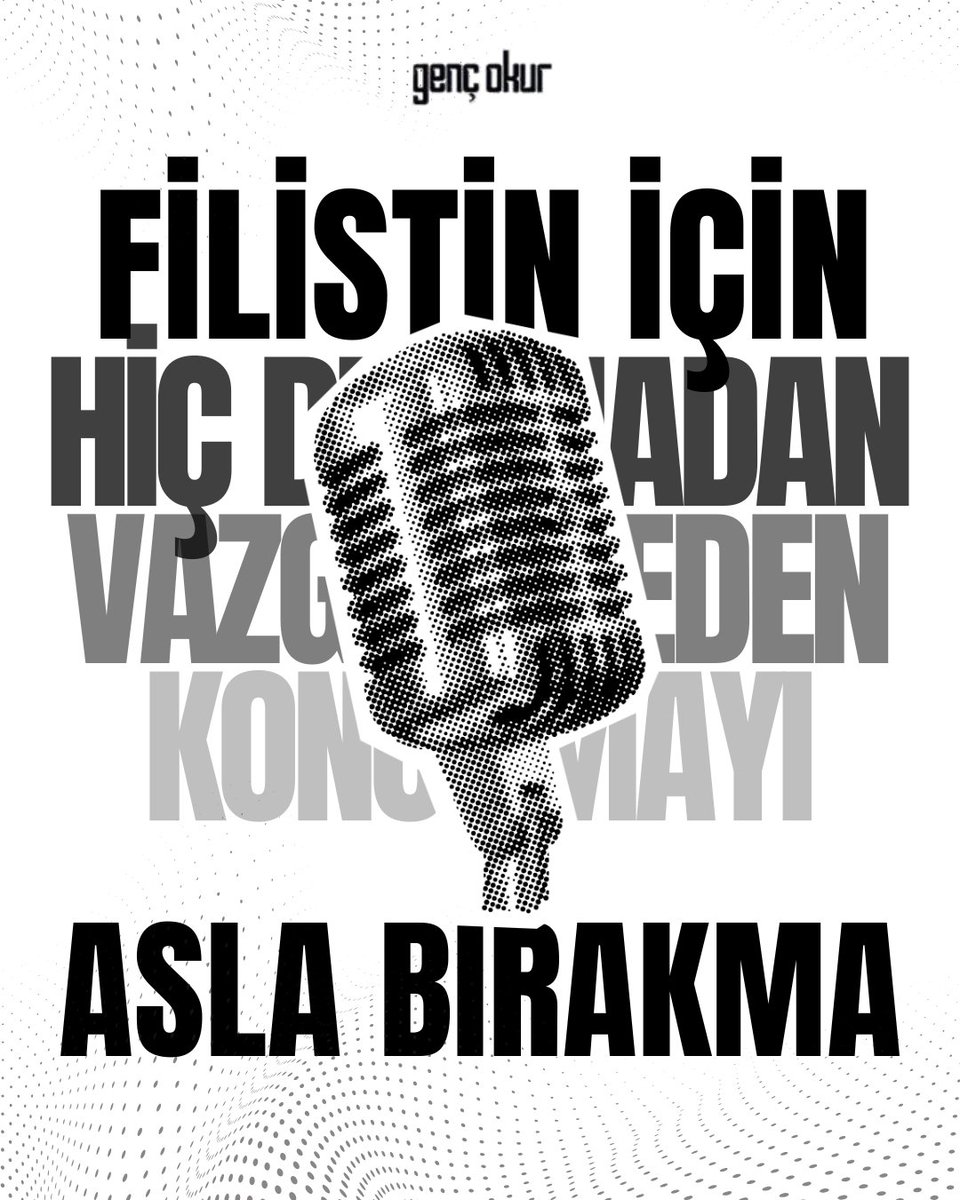 Filistin için hiç durmadan, vazgeçmeden konuşmayı asla bırakma!