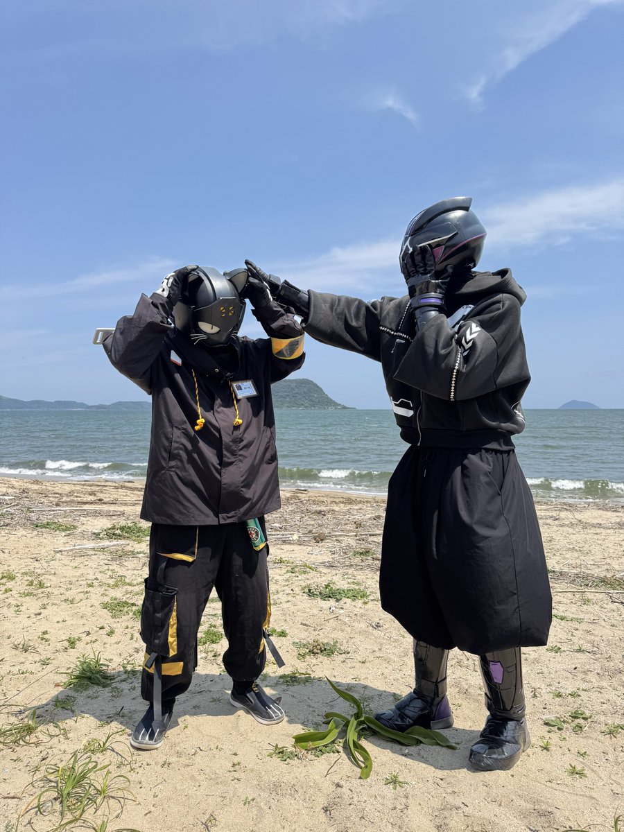 mami_moco's tweet photo. 仲良し🐈⬛やね・・・
#ネオリアル
#G296
#サカナマンクリーンうおーク 25.5.31 https://t.co/wpofKWH3kR