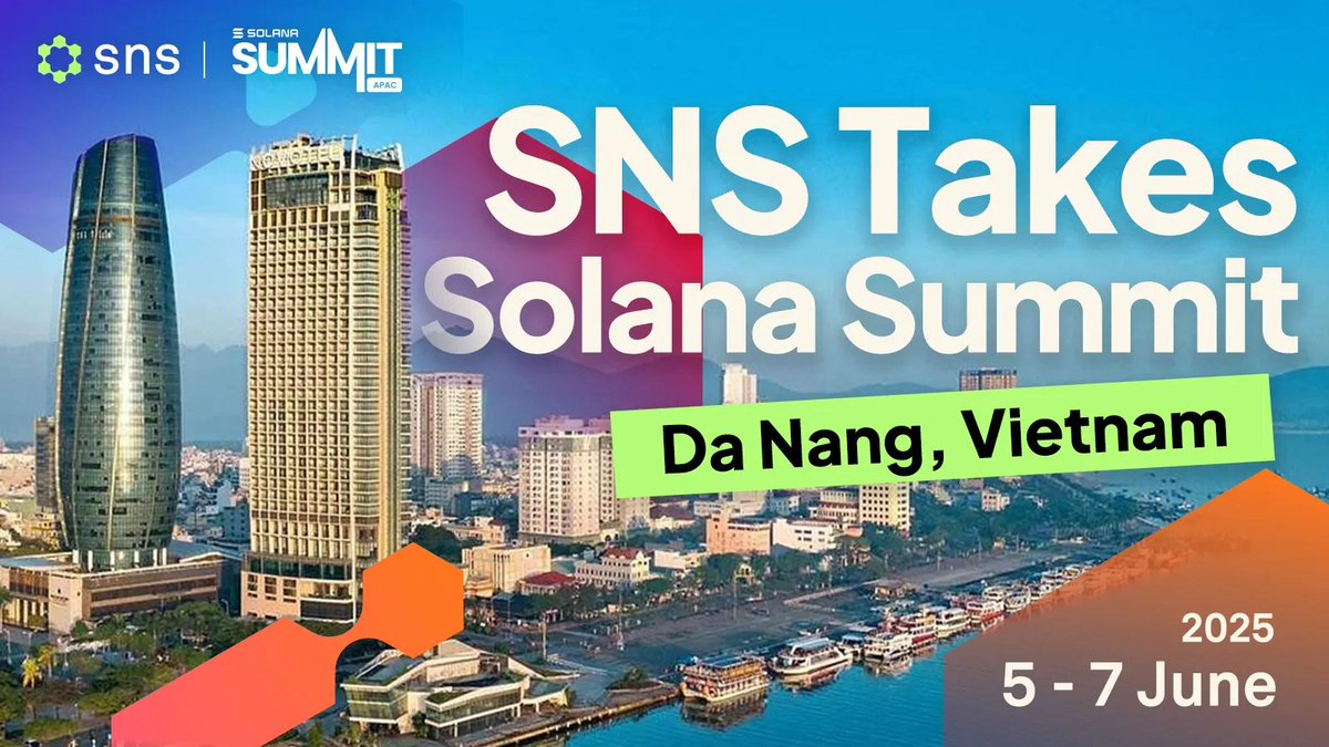 sns.sol (@sns) on Twitter photo Back from NYC and straight into Da Nang.
<a href="/SolanaSummitOrg/">Solana Summit | APAC</a> is next & SNS is everywhere - panels, workshops, side missions.
And the merch? Already causing problems.
Vietnam, let’s cook. Back from NYC and straight into Da Nang.
<a href="/SolanaSummitOrg/">Solana Summit | APAC</a> is next & SNS is everywhere - panels, workshops, side missions.
And the merch? Already causing problems.
Vietnam, let’s cook.