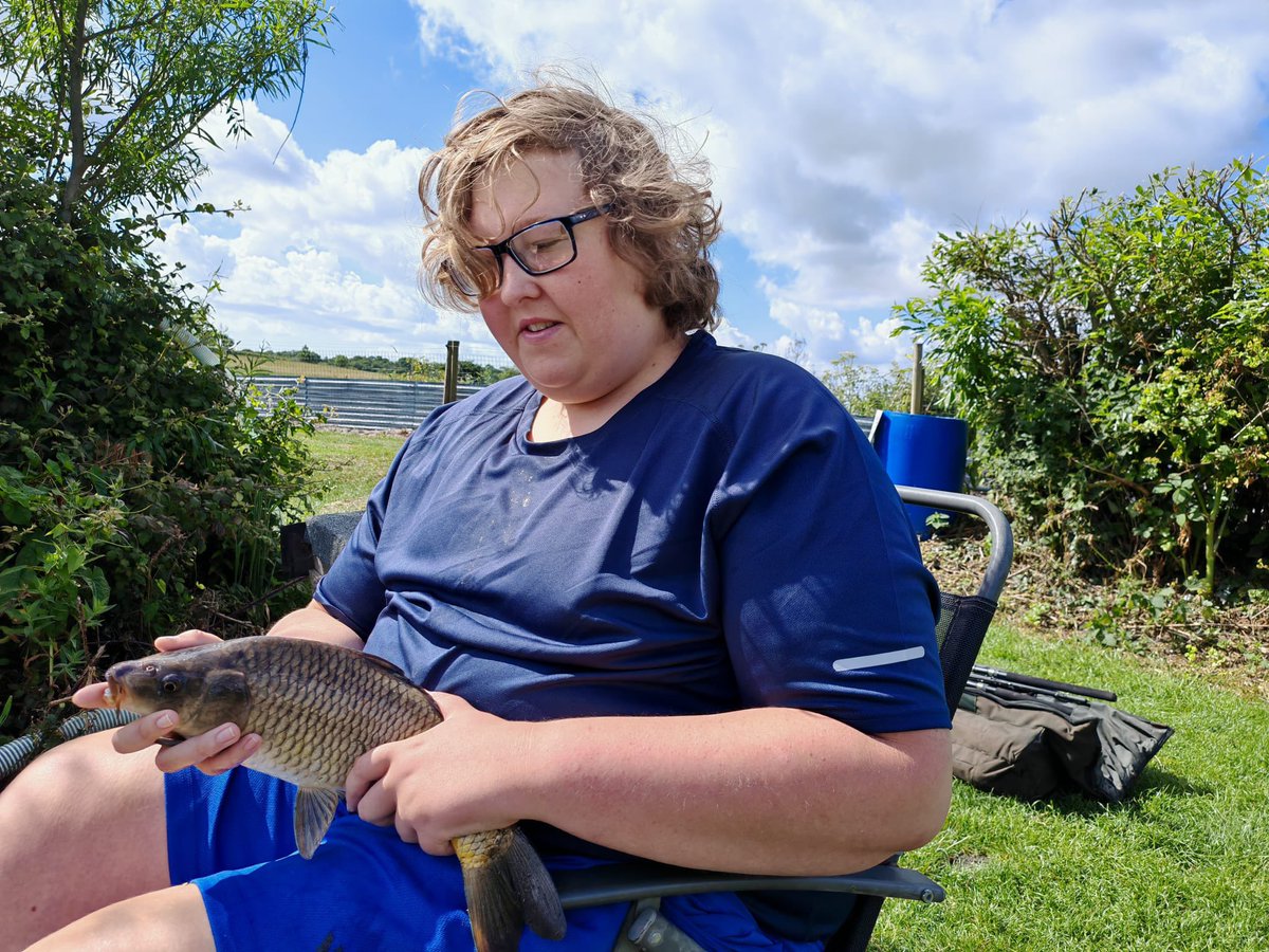 PurestSupport's tweet image. Freddie had a go at fishing yesterday with his support worker Darrel, he even managed to catch a few! 🎣🐟