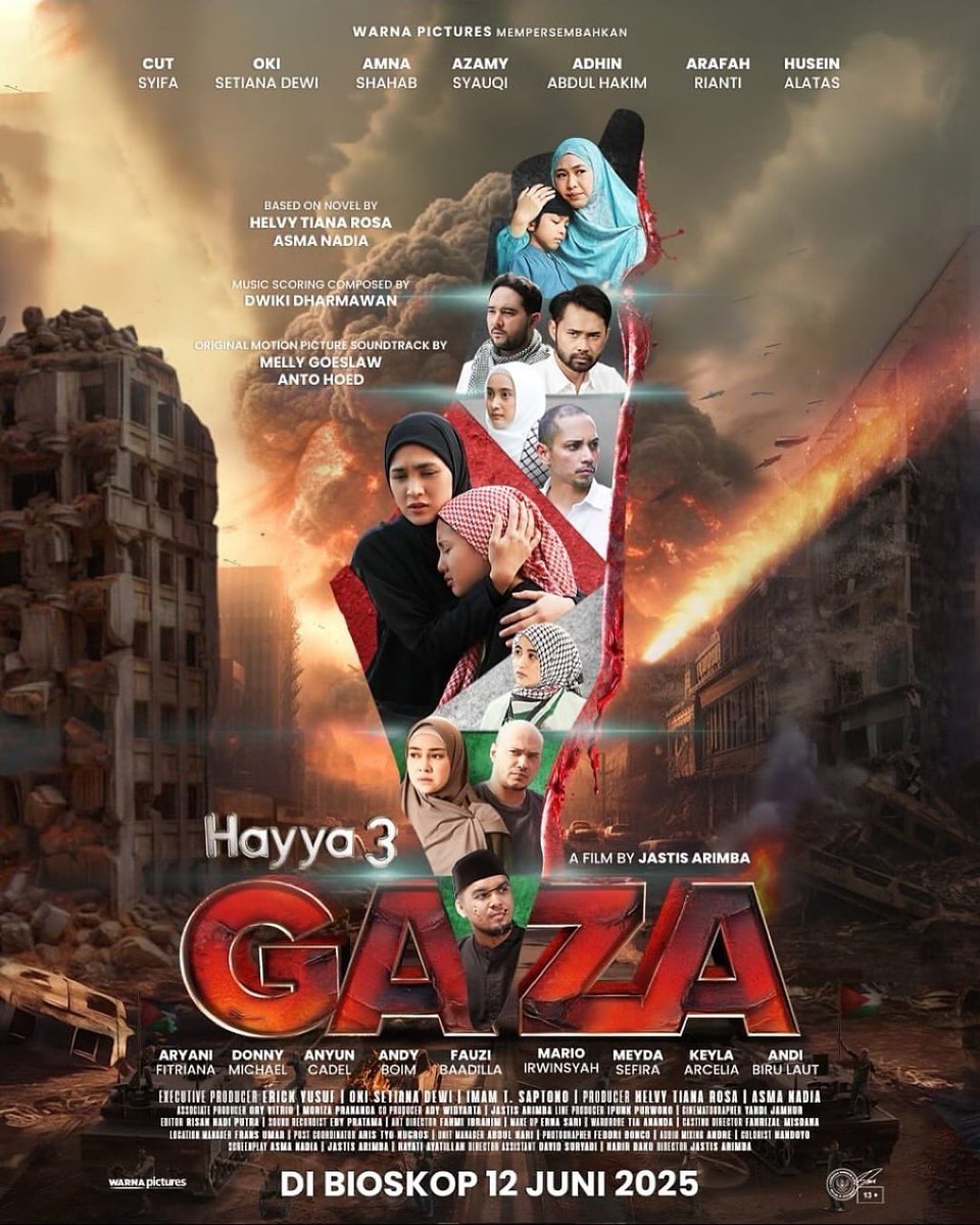 ⚠️ HAYYA 3: GAZA‼️
12 Juni 2025 di Bioskop ✅