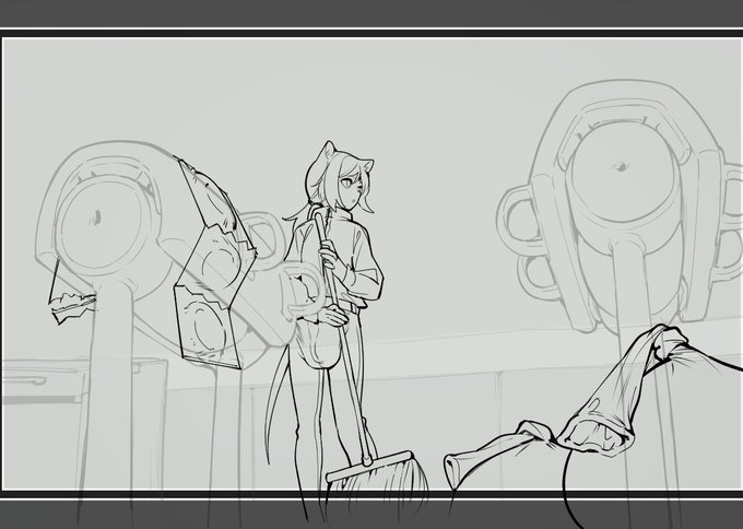 いま擬牝台の新しいやつ描いてます