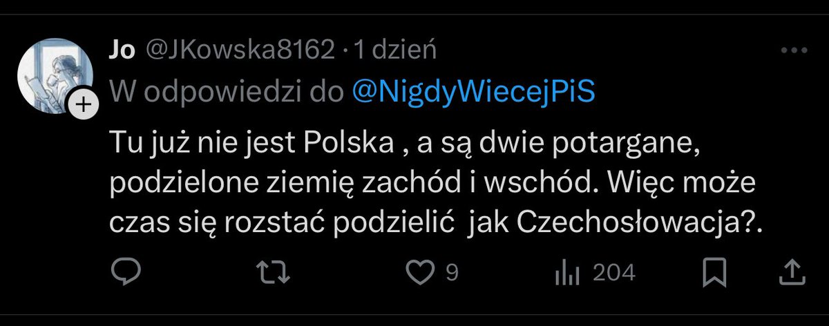 Akcja na X widać większa. Od rytualnych (od 2015) twittow by dzielić kraj, poprzez wplecenie baz sowieckich w wyniki wyborów (geniusz intelektualny Karpat to wymyślił). Ciekawe, która opcja rozpoczęła tą trollingową hucpę? Ps. To Warszawa do Czecho? Czy Słowacji? I wioska Gallów