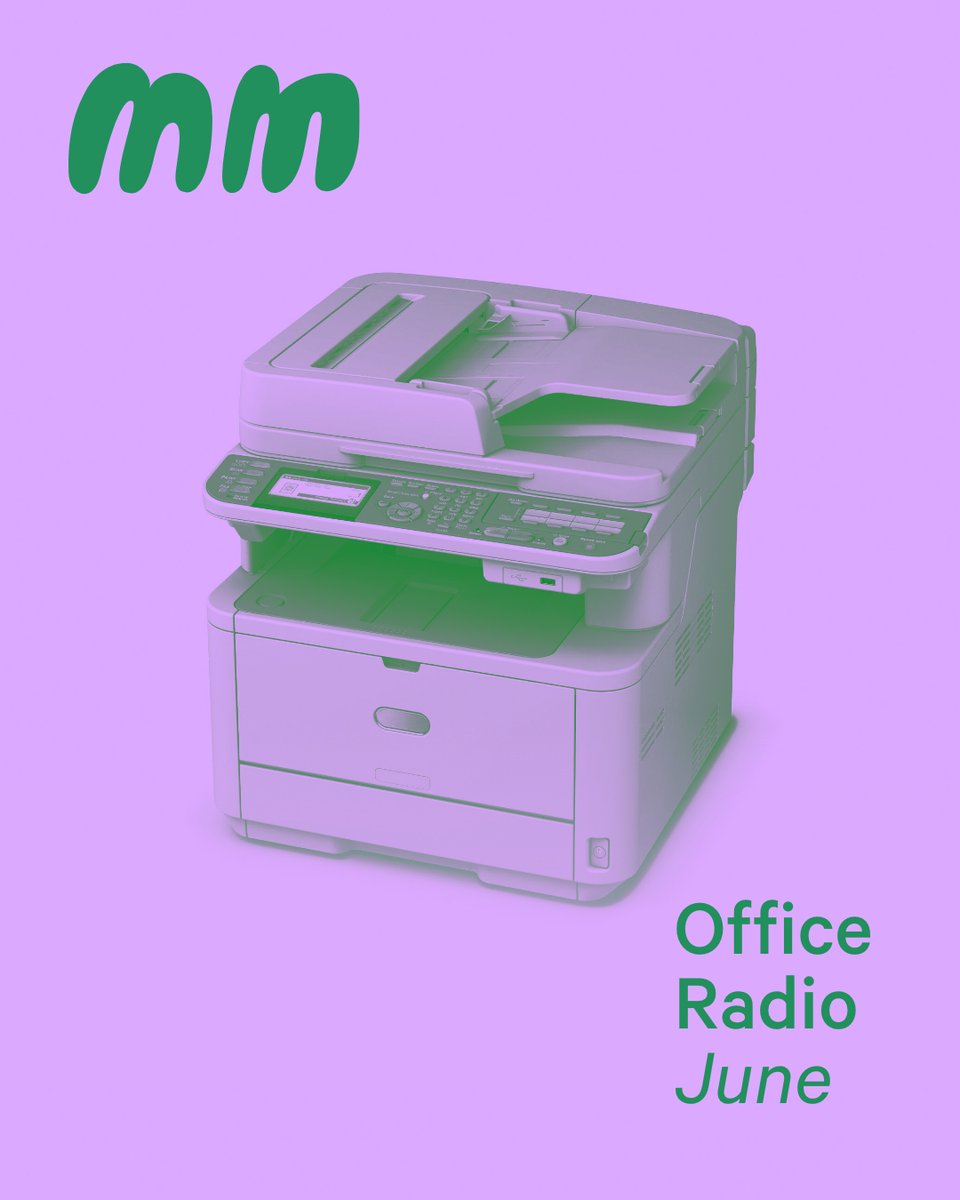 Tune into the "𝗠𝗼𝗿𝗿 𝗢𝗳𝗳𝗶𝗰𝗲 𝗥𝗮𝗱𝗶𝗼" 
 🔛 shorturl.at/NLdlT 🔛
Feat. Lali Puna, Masayoshi Fujita &amp; Jan Jelinek, Lucrecia Dalt, Dj BeBeDera, Ellen Arkbro, Benoît Pioulard,SUN, Berend Intelmann, Bella Wakame, Organi, Grouper, Will Oldham to name a few