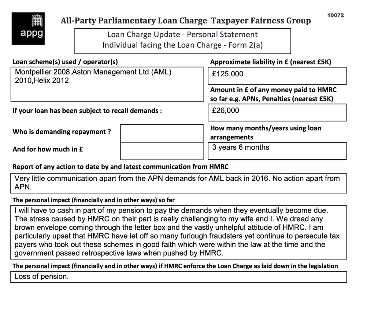 HMRC have let off so many furlough fraudsters yet continue to persecute tax payers who took out these schemes in good faith which were within the law at the time and the government passed retrospective laws when pushed by HMRC

<a href="/LCAG_2019/">Loan Charge Action Group [LCAG]</a> 
<a href="/loanchargeAPPG/">Loan Charge & Taxpayer Fairness APPG</a> 
#LoanChargeScandal