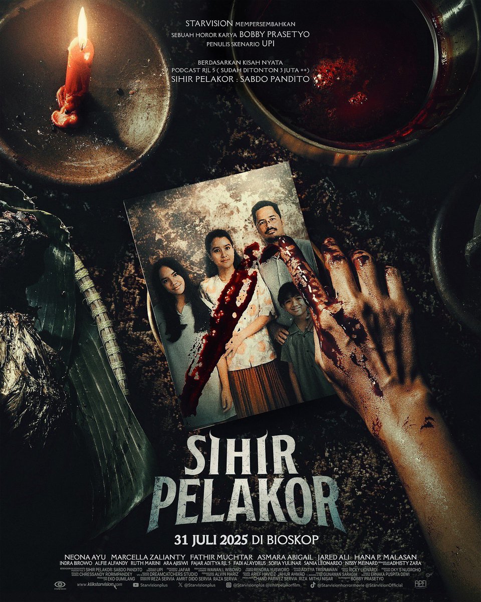 ⚠️ SIHIR PELAKOR‼️
31 Juli 2025 di Bioskop ✅
