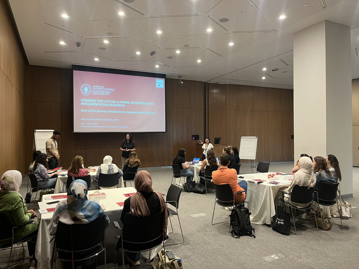 CRI_AUBMC (@cri_aubmc) on Twitter photo An energizing day at the our CPHP-CRI Evidence for Action workshop! 💥
<a href="/FHS_AUB/">Faculty of Health Sciences at AUB</a> <a href="/AUB_Lebanon/">American University of Beirut</a> <a href="/AUB_FM/">Faculty of Medicine</a> <a href="/AUBMC_Official/">American University of Beirut Medical Center</a> An energizing day at the our CPHP-CRI Evidence for Action workshop! 💥
<a href="/FHS_AUB/">Faculty of Health Sciences at AUB</a> <a href="/AUB_Lebanon/">American University of Beirut</a> <a href="/AUB_FM/">Faculty of Medicine</a> <a href="/AUBMC_Official/">American University of Beirut Medical Center</a>