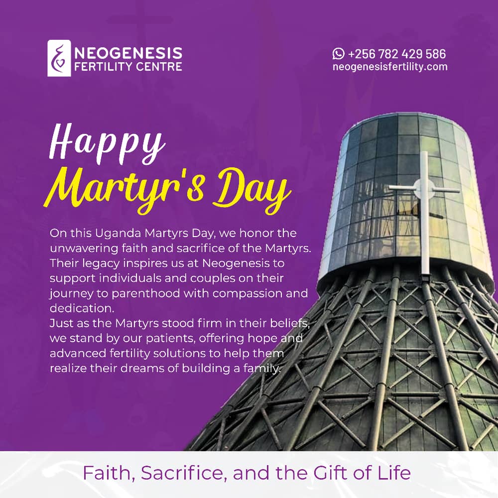 Today, we honor the legacy of faith and sacrifice. 

💛 Just as the Martyrs stood firm in their beliefs, we stand by you in hope and healing.

#MartyrsDay #NeogenesisFertilityCentre #FaithAndFertility #GiftOfLife #ParenthoodJourney #HopeLivesHere