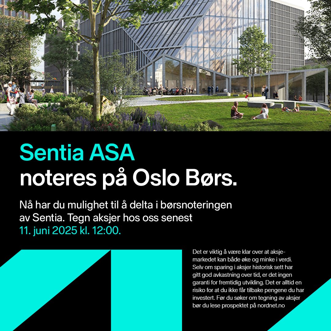 🔔Børsnotering 🔔

Sentia er et entreprenørkonsern som bygger store, komplekse prosjekter som næringsbygg, sykehus, universiteter og kulturbygg for offentlige og private oppdragsgivere.

nordnet.no/no/kampanjer/i…