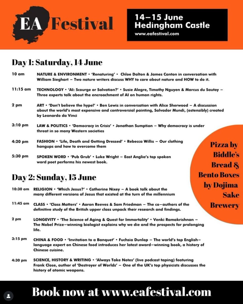 IAmTimNguyen's tweet image. Looking forward to the East Anglia 2025 Festival on June 14-15 where many thinkers and artists will come together and discuss some of the most exciting ideas of today. I'll be on a panel with mathematician @MarcusduSautoy and human rights layer Susie Alegre on whether the AI…
