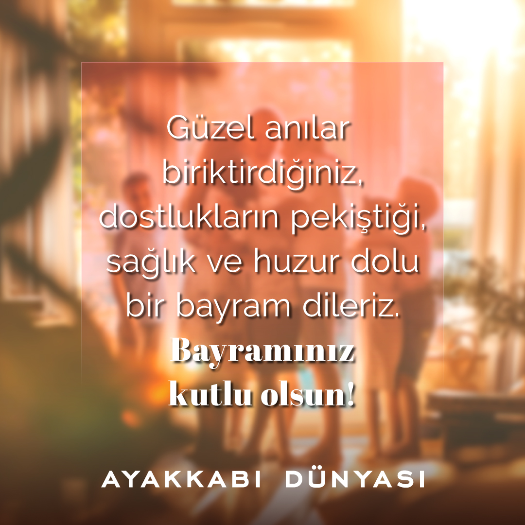 İyi bayramlar 💐