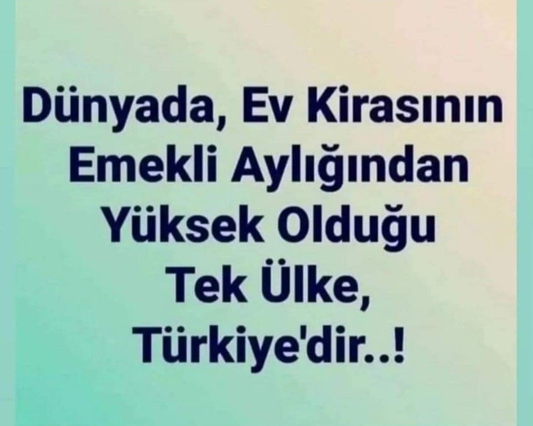 Kader Tahmaz (@kadertahmaz) on Twitter photo Emekliyi TÜKETTİNİZ‼️
▪️Açlık sınırının yarısı emekli maaşı olmaz!
▪️Kiradan düşük emekli maaşı olmaz!
#EmekliTüikKurbanı
#5000KısmiGüvenKurbanı
<a href="/Akparti/">AK Parti</a>
<a href="/RTErdogan/">Recep Tayyip Erdoğan</a>
<a href="/_cevdetyilmaz/">Cevdet Yılmaz</a>
<a href="/isikhanvedat/">Prof. Dr. Vedat Işıkhan</a>
<a href="/tuikbilgi/">tuik.gov.tr</a> Emekliyi TÜKETTİNİZ‼️
▪️Açlık sınırının yarısı emekli maaşı olmaz!
▪️Kiradan düşük emekli maaşı olmaz!
#EmekliTüikKurbanı
#5000KısmiGüvenKurbanı
<a href="/Akparti/">AK Parti</a>
<a href="/RTErdogan/">Recep Tayyip Erdoğan</a>
<a href="/_cevdetyilmaz/">Cevdet Yılmaz</a>
<a href="/isikhanvedat/">Prof. Dr. Vedat Işıkhan</a>
<a href="/tuikbilgi/">tuik.gov.tr</a>