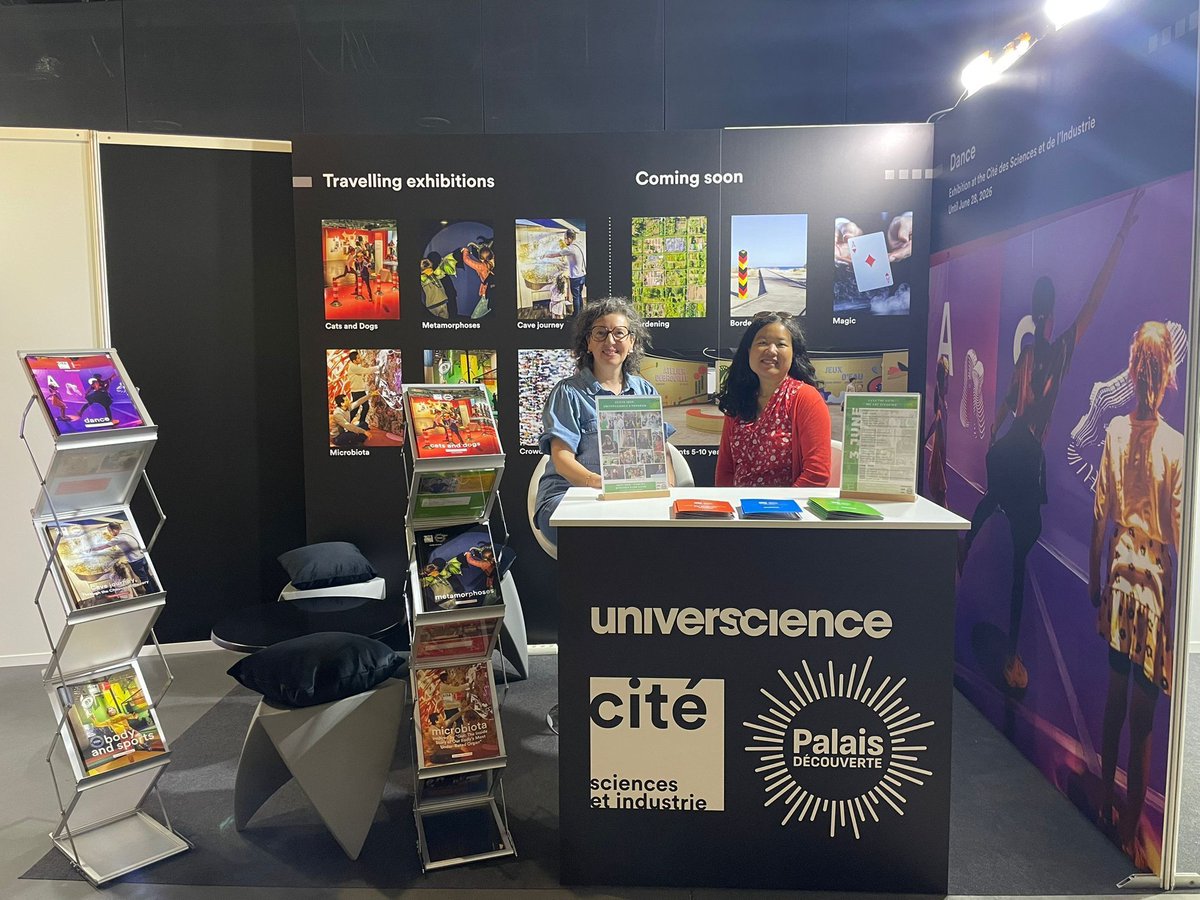 Day 1 at #Ecsite2025 in Warsaw!
Our stand is ready at Booth 14 – come meet the Universcience team and discover our exhibitions, services, and projects. Great energy to kick off the conference! ✨

📍<a href="/Ecsite/">Ecsite</a> <a href="/cnkopernik/">CentrumNaukiKopernik</a>
#ScienceEngagement #Tradeshow #Museums