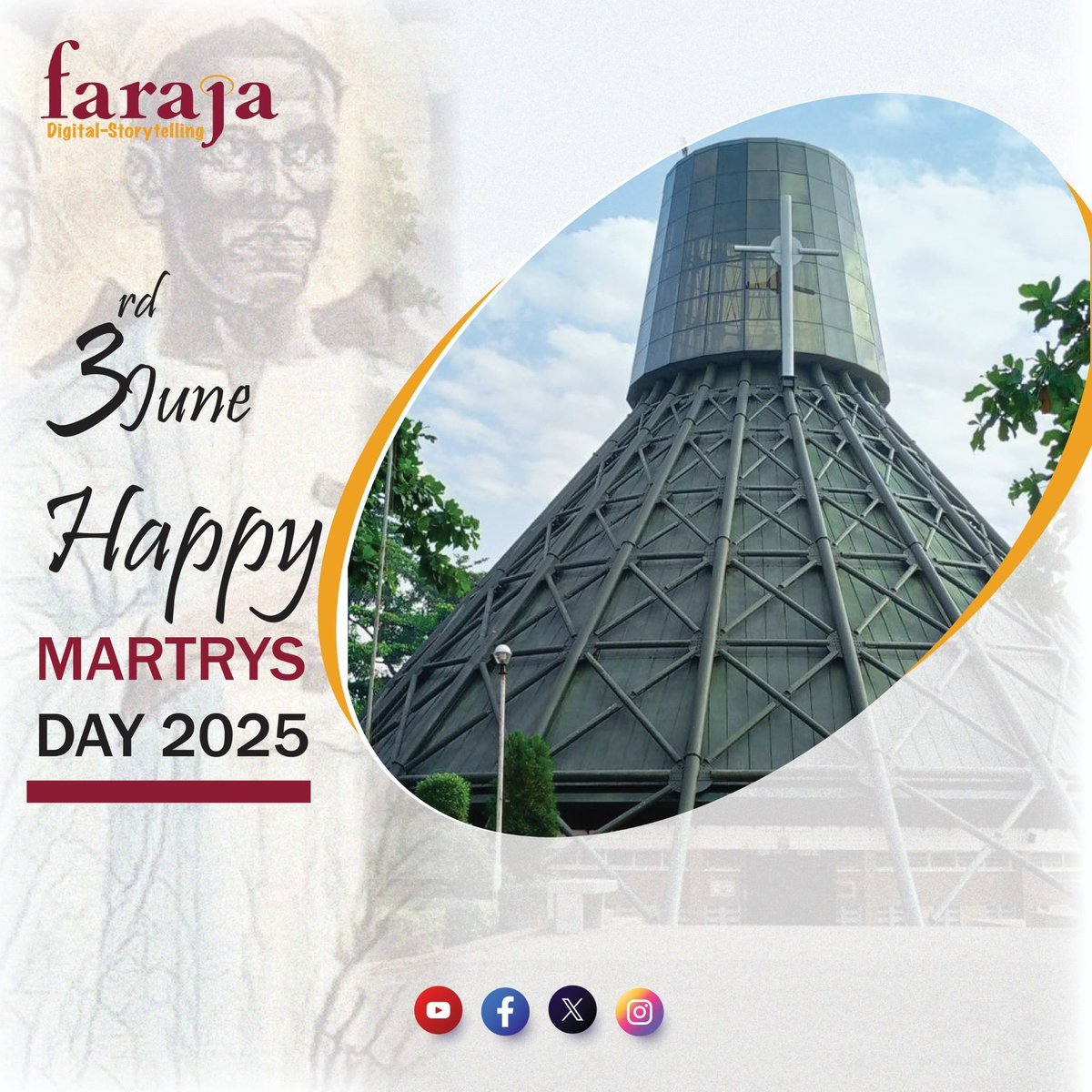 The story of the Uganda Martyrs continues to inspire generations to live lives of integrity, resilience, and service, as well as living in a way that leaves a lasting, positive impact.
Happy #UgandaMartyrsDay2025