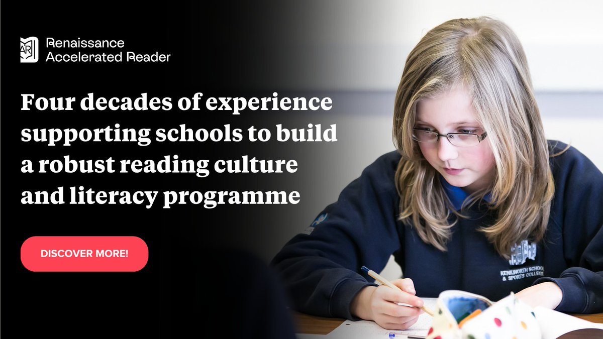 Since 1986 - that’s how long Accelerated Reader has been helping children form a lifelong love of reading! 📚💛

That’s right, we’ve got over four decades of experience supporting schools to build a robust reading culture and literacy programme - whether it’s building fluency or