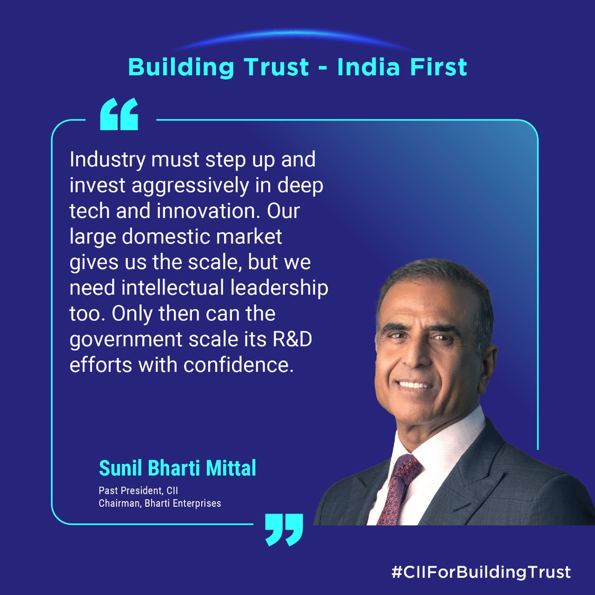 Policies that empower, not entangle, are the real accelerators of progress.
Industry is ready to run — it just needs a smoother track.
#CIIForBuildingTrust