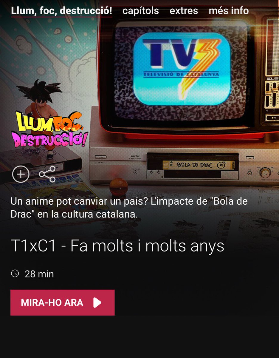 🐉Només queden 3 dies per poder veure Bola De Drac Super en català. Per anar escalfant motors no dubteu de veure LLUM, FOC, DESTRUCCIÓ. 
#DragonBallSuper #BolaDeDracSuper #BolaDeDrac #Goku #Vegeta