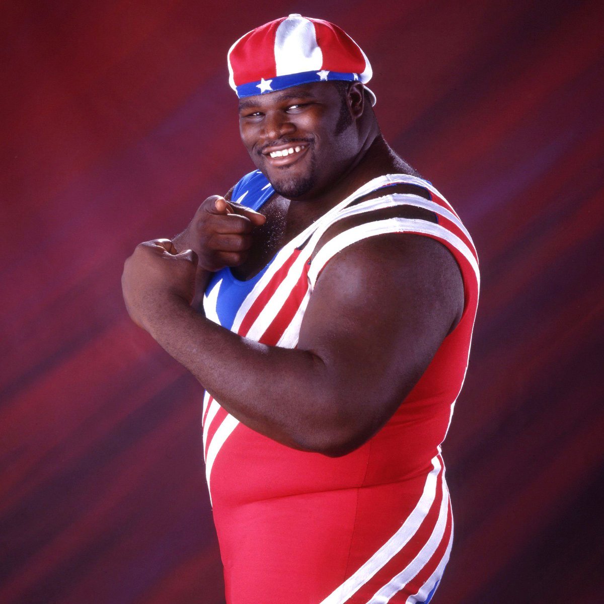 WWFWrestling1's tweet image. 📷 WWF studio shot - Mark Henry! 📸 Photo from 1996. 🏋🏿‍♂️ #WWF #WWE #MarkHenry