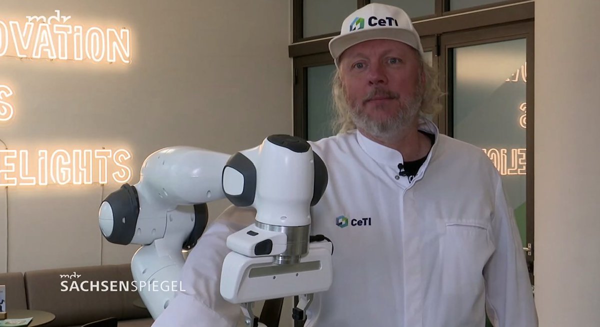 TactileInternet's tweet image. CeTI has been awarded funding for the Cluster of Excellence phase 2⃣!
Report by @mdrde on the vision of #TactileInternet with prof. @frankfitzek and prof. @SpeidelStefanie.
🎥 Watch the video: ardmediathek.de/video/mdr-sach…
@tudresden_de @dfg_public