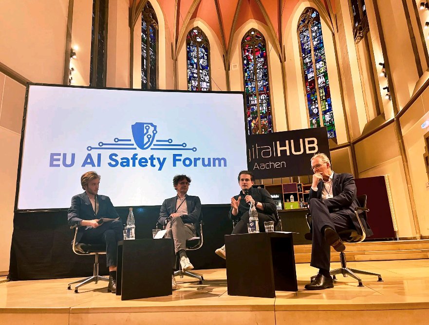 Our <a href="/BartenOtto/">Otto Barten⏸</a> joined a panel with Alexander von Janovski (TÜV AI lab) and MEP <a href="/AxelVossMdEP/">Axel Voss MdEP</a>. Good to be able to discuss the need to regulate AGI, and particularly the Conditional AI Safety Treaty!

x.com/XRobservatory/…
