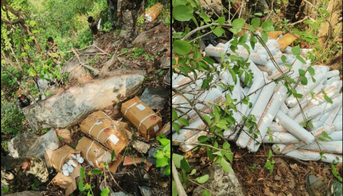 BIG 

4 tonnes of looted explosives buried in dense jungle: As CRPF, Odisha police recover 2.5 tonnes, read how Naxals hatched an elaborate plan to obtain gelatin sticks

#NaxalFreeBharat #Viral #Peacemaker #CRPF #Odisha