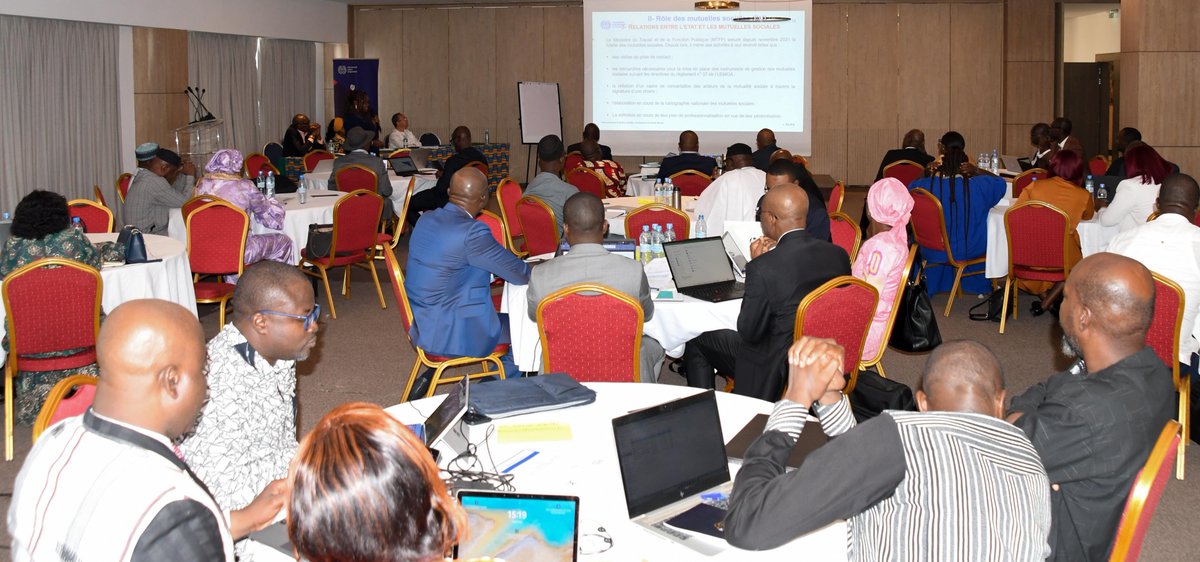 soc_protection's tweet photo. 🎯Advancing social health protection in West Africa!

From 20–22 May, @ilo &amp; @UEMOA_Officiel gathered key actors in Abidjan to build consensus on Consultative Committee for Social Mutuals recommendations &amp; support #SocialHealthProtection reforms.

🔗 https://t.co/Q2BlSINSCW https://t.co/c9fTu1mjgl
