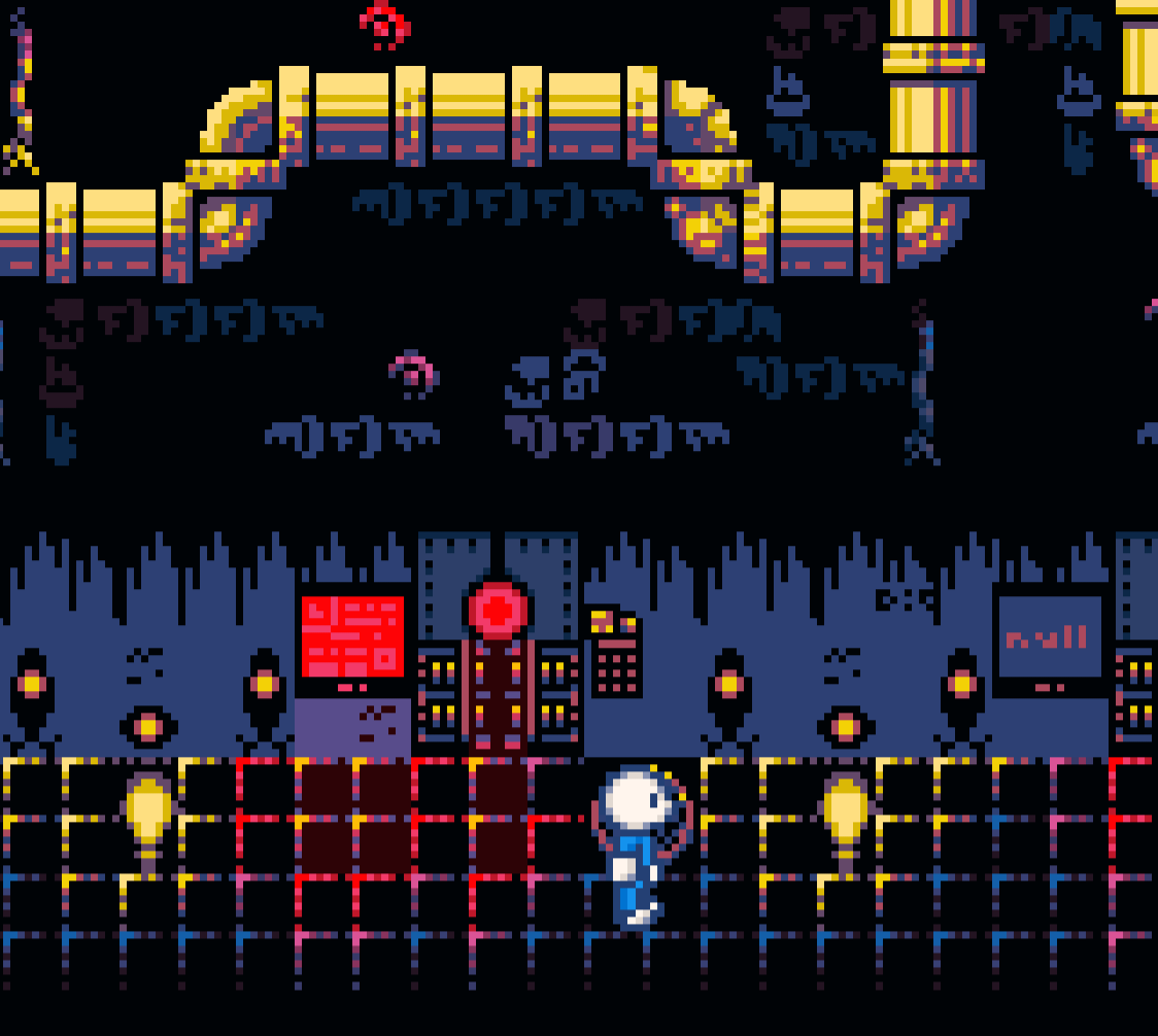 Developer_n0's tweet image. Started working on the interiors of the final area. Wanted to pull all the stops here as to make it as intense as possible