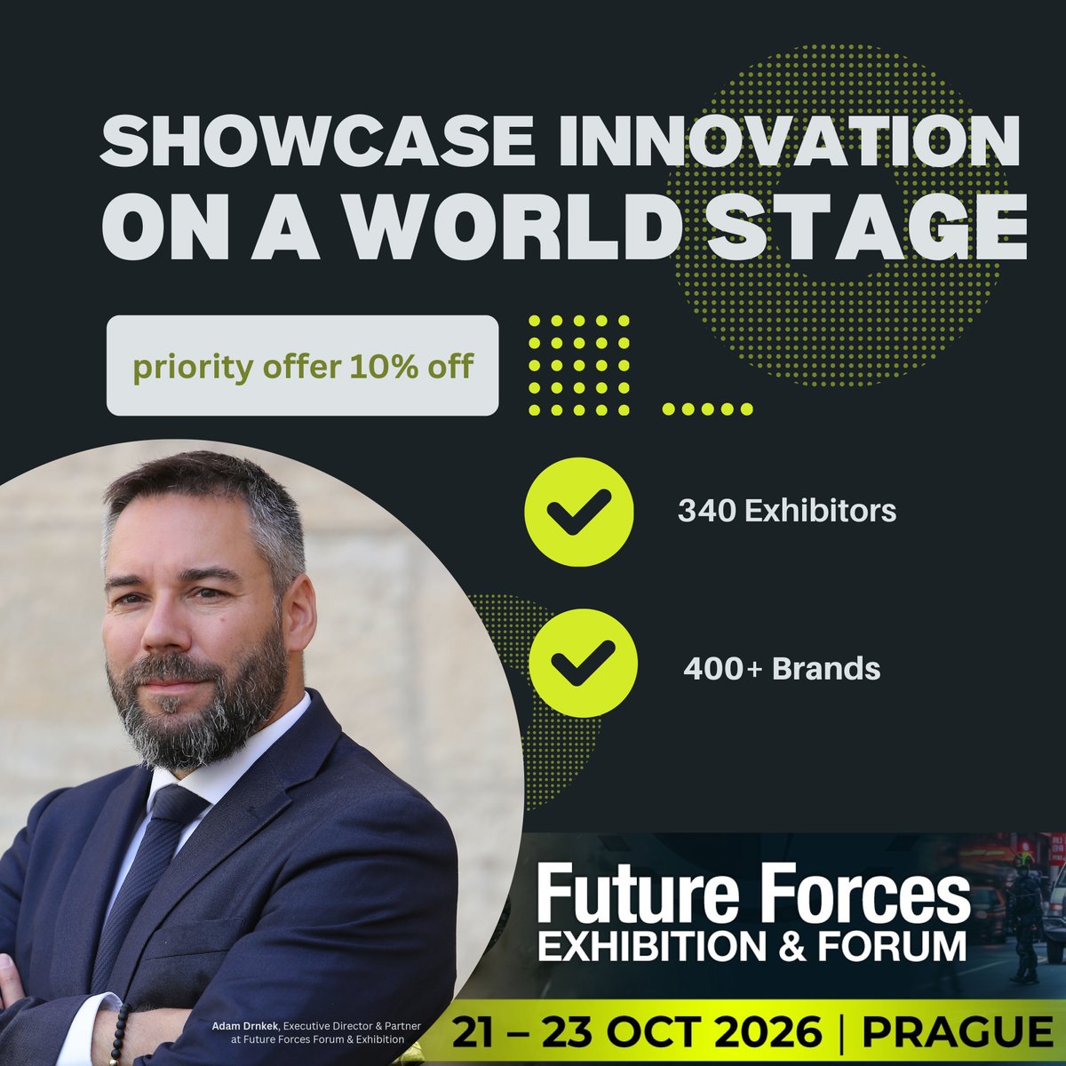 FUTURE FORCES FORUM (@forcesforum) on Twitter photo Limited Time Offer for Exhibitors <a href="/ForcesForum/">FUTURE FORCES FORUM</a> 2026
Take the advantage of 10% Early Bird Discount on exhibit space rates!
Contact: silvie@future-forces.org
Relive the #2024 experience:
📰Final Report: fff.global/download/FFF-2…
🖼️Media Gallery: fff.global/useful/gallery Limited Time Offer for Exhibitors <a href="/ForcesForum/">FUTURE FORCES FORUM</a> 2026
Take the advantage of 10% Early Bird Discount on exhibit space rates!
Contact: silvie@future-forces.org
Relive the #2024 experience:
📰Final Report: fff.global/download/FFF-2…
🖼️Media Gallery: fff.global/useful/gallery