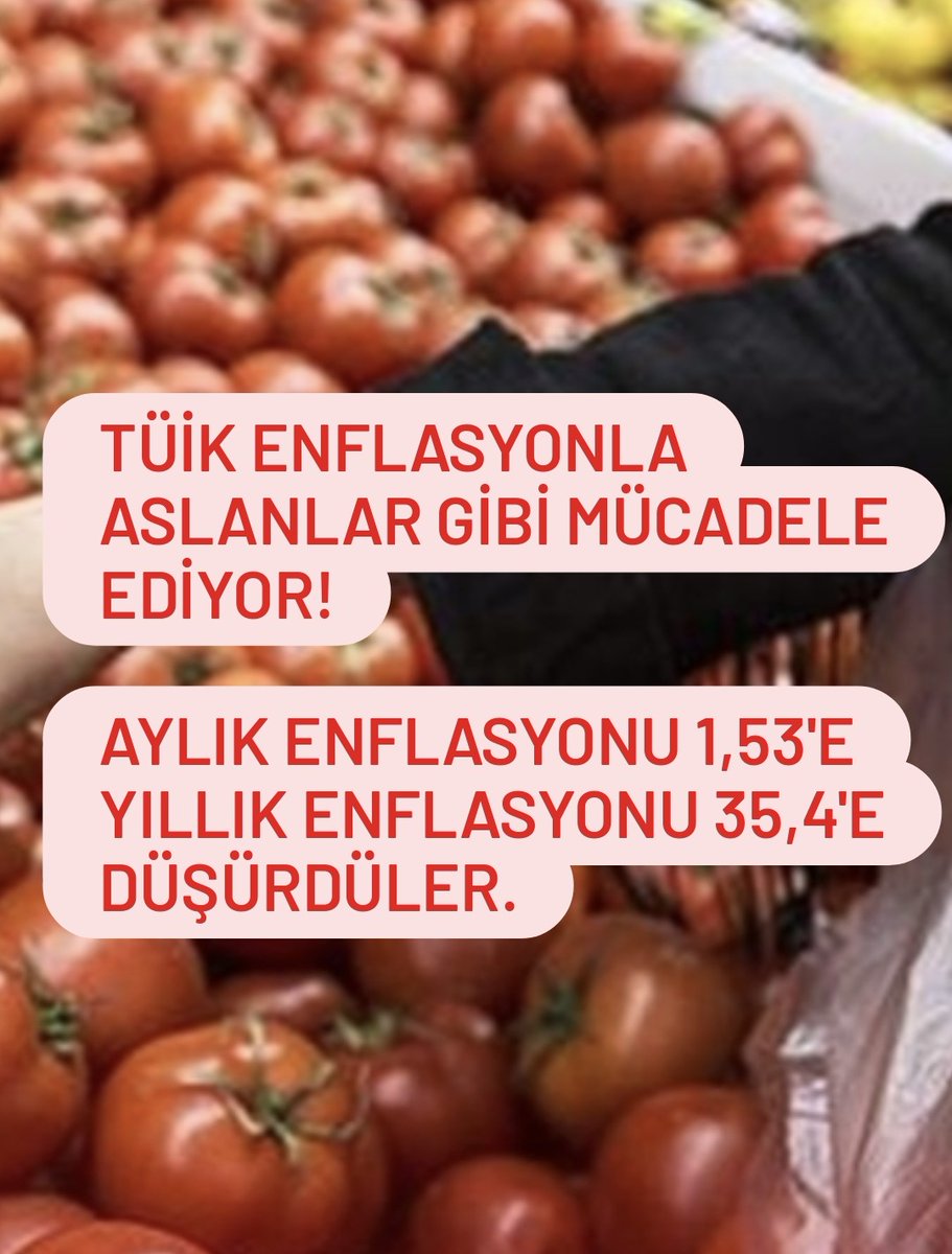 Ha gayret!  
#MaliyeBakanı ve #MerkezBankasının yapamadığını TÜİK yapacak!

#TÜİK de olmasa enflasyon alıp başını gidecek!

TÜİK enflasyonu düşük açıklayarak
#Temmuz ayında milyonlarca #işçinin, #memurun ve #emeklinin hakkının gaspetilmesine yol açacak!

#kamuiscileri