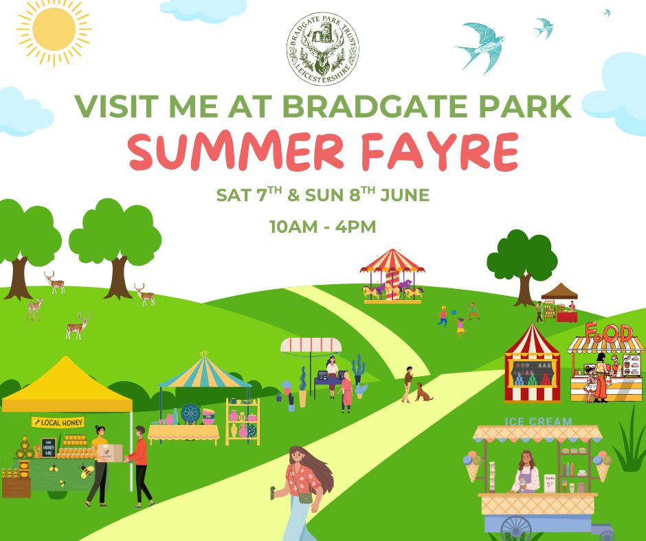 📆 Join us this weekend at the Bradgate Park Summer Fayre, 7-8 June!

🌳 Visit our Geopark gazebos and discover more about the wonders of Charnwood Forest, with displays on our famous fossils, rocks, and fun for all the family!