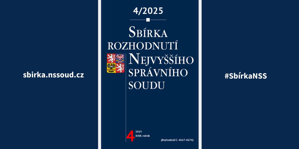 V dubnové #SbírkaNSSoud se dočtete, zda správní řád umožňuje využití kamerových záznamů z trestního řízení jako důkazů ve správním řízení. A také, zda lze zajištění vozidla PČR považovat za trvající zásah. To a více najdete zde: bit.ly/3ZHcuBb.