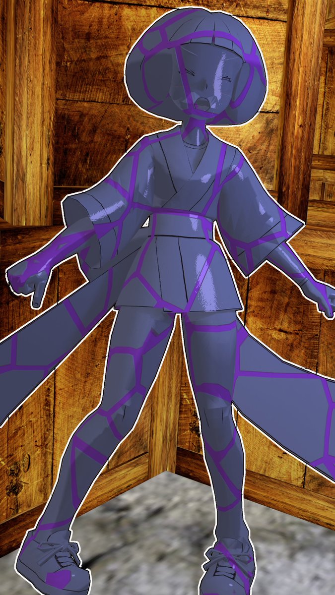 #asfr #petrification #固め #状態変化 Statue in storage