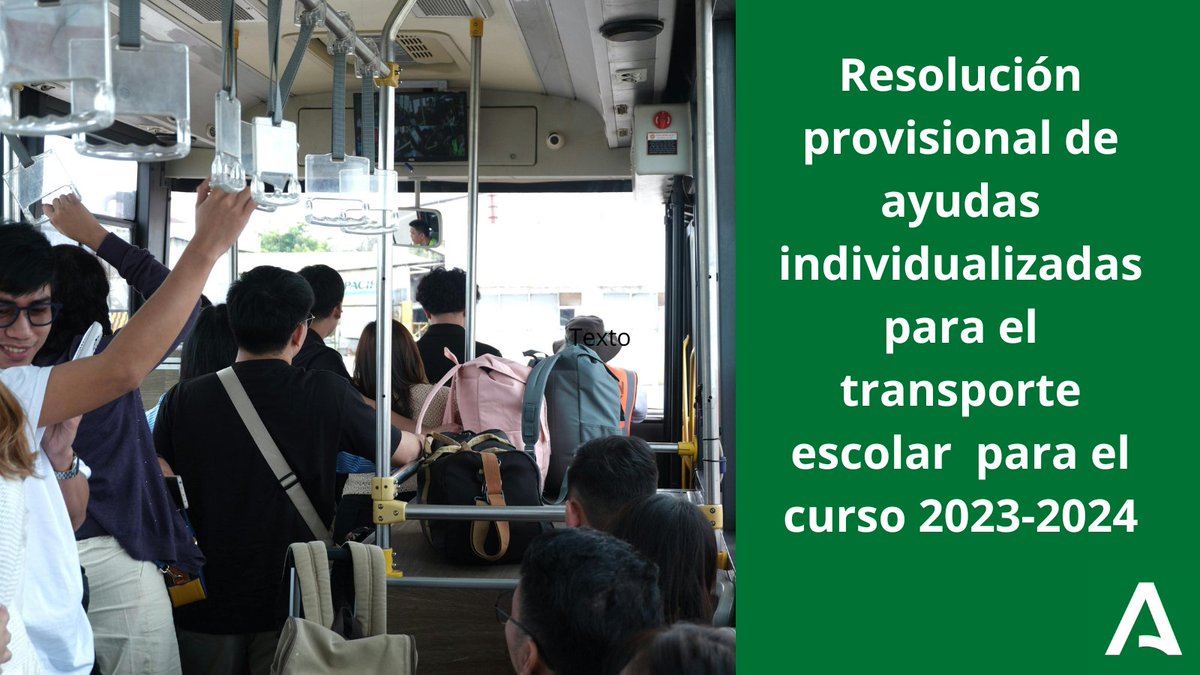 DG de Participación e Inclusión Educativa (@dgpeie) on Twitter photo 📢Publicada Resolución por la que se emite y publica la relación provisional de ayudas individualizadas para el transporte escolar concedidas y denegadas para el curso 2023-2024.
🔗lajunta.es/5o8yq
<a href="/EducaAnd/">Consejería Desarrollo Educativo y FP</a> 📢Publicada Resolución por la que se emite y publica la relación provisional de ayudas individualizadas para el transporte escolar concedidas y denegadas para el curso 2023-2024.
🔗lajunta.es/5o8yq
<a href="/EducaAnd/">Consejería Desarrollo Educativo y FP</a>